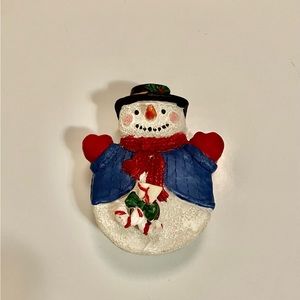 Miniature Snowman Trinket box